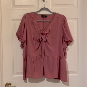 Lane Bryant peplum blouse